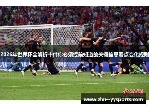 2026年世界杯全解析十件你必须提前知道的关键信息看点变化规则 2026年世界杯全解析十件你必须提前知道的关键信息看点变化规则